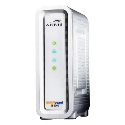 ARRIS SURFboard SB8200 DOCSIS 3.1 Cable Modem 10Gbps 32x8 Channels 2 LAN Ports