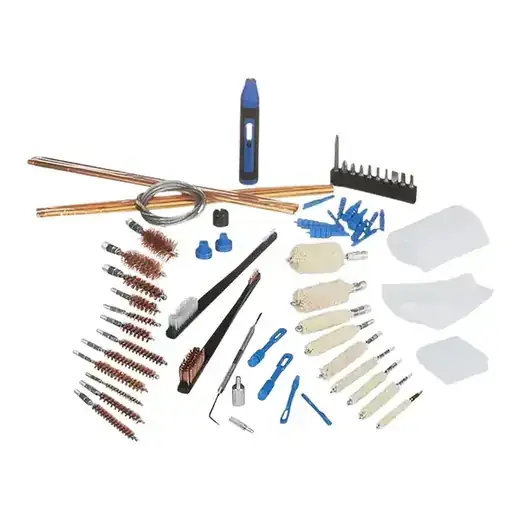 DAC 38296 Super Deluxe Universal Gun Cleaning Kit Multi-Caliber/62 Pieces Silver