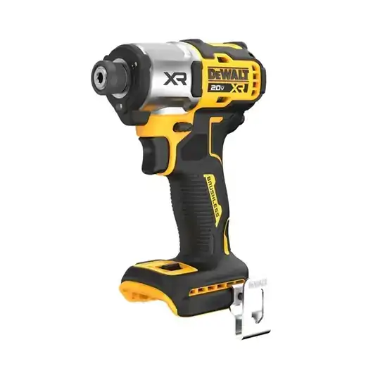 DEWALT 20V MAX XR 1/4 in. Brushless Impact Driver (DCF845B) – 1,825 in-lbs Torque, 3-Speed Control, LED Work Light, Bare Tool