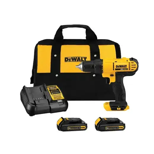DeWALT DCD771C2 - 20V 1.3Ah Cordless Drill/Driver Kit