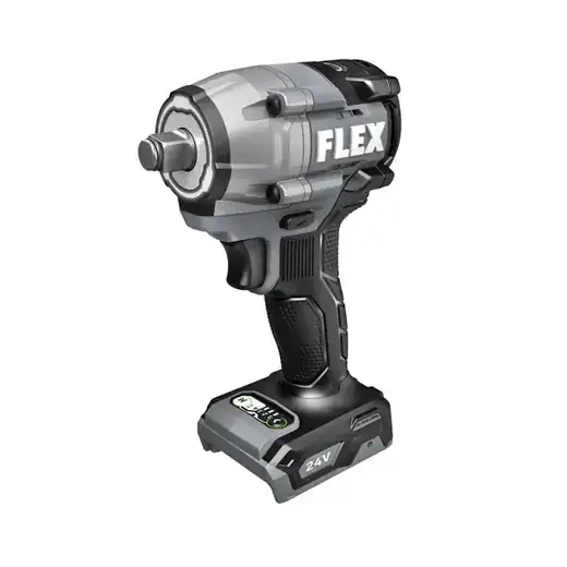 FLEX 24V Brushless Cordless 1/2-Inch 450 Ft-Lbs Torque Compact Impact Wrench Tool Only, Battery and Charger Not Included - FX1431-Z