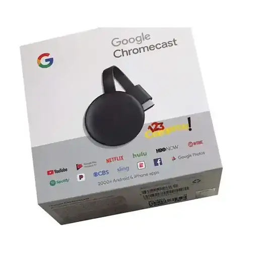 Google Chromecast Streaming Media Player (3rd Generation) - Charcoal GA00439-US