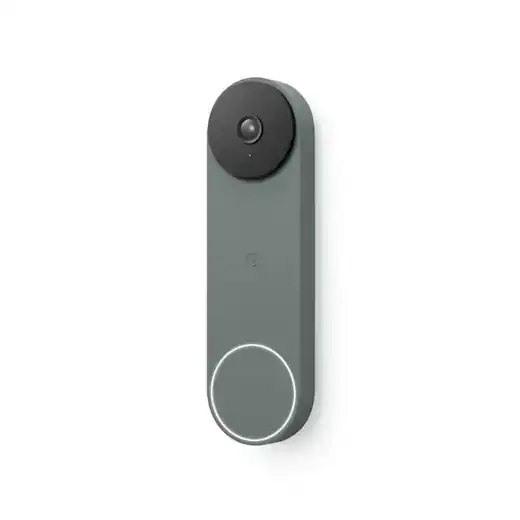 Google Nest Doorbell, Battery, Smart Wi-Fi Video Doorbell Camera, Ivy Gray