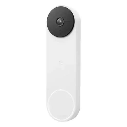 Google Nest Doorbell (Battery) - Video Doorbell Camera - Wireless Doorbell Security Camera - Snow