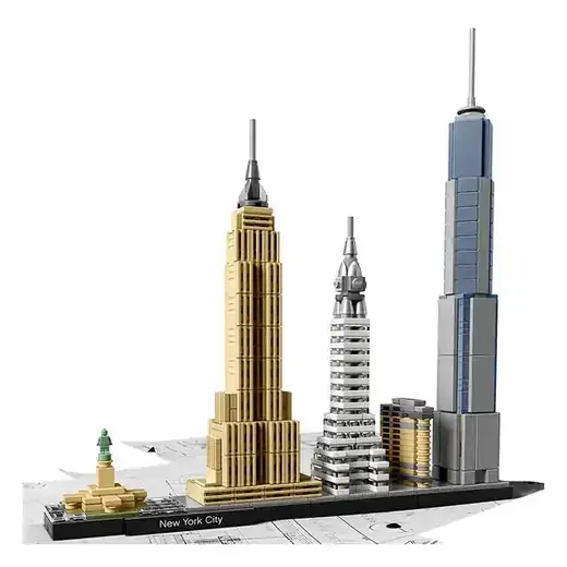 LEGO Architecture: New York City - 598 Piece Building Kit [LEGO, #21028, Ages 12+]
