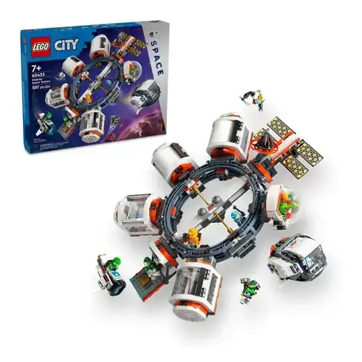 LEGO City Modular Space Station STEM Toy, Modular Exploration Science Toy with 6 Astronaut Minifigures, Gifts for Boys, Girls, and Kids Ages 7