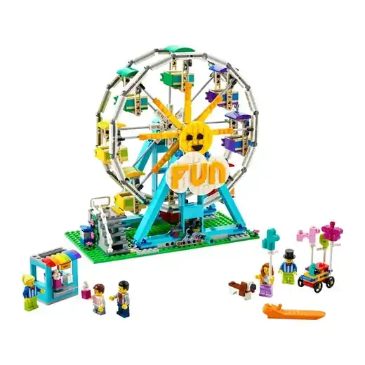 LEGO Creator 3in1 Ferris Wheel 31119 Building Toy with 5 Minifigures (1,002 Pieces)