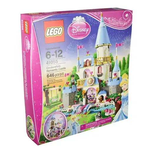 LEGO Disney Princess Cinderella's Romantic Castle Interlocking Block Building Set