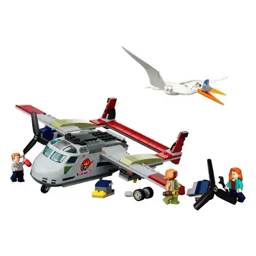 LEGO Jurassic World Quetzalcoatlus Plane Ambush Set 76947, with Dinosaur Toy Figure and Airplane Model, 2022 Movie Inspired
