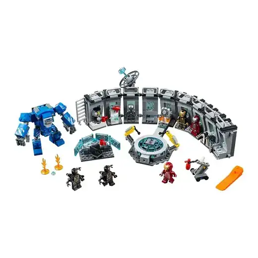 LEGO Marvel Avengers Iron Man Hall of Armor 76125 Building Kit - Tony Stark Action Figure