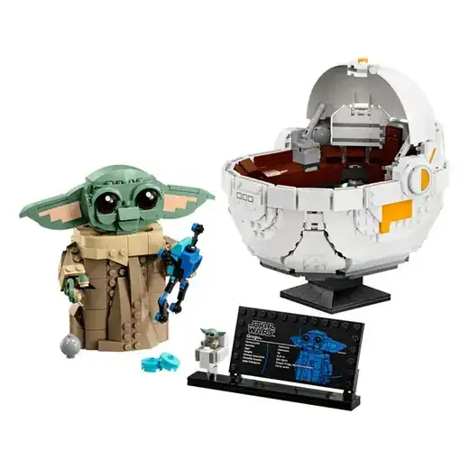 LEGO Star Wars Grogu with Hover Pram Building Toy Set - Star Wars Toy for Kids, Boys & Girls, Ages 10+ - Gift for Birthdays - 75403