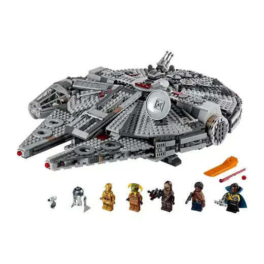 LEGO Star Wars: The Rise of Skywalker Millennium Falcon 75257 Starship Model Building Kit and Minifigures (1,351 Pieces)