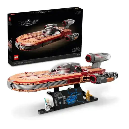 LEGO Star Wars UCS Building Set Luke Skywalker’s Landspeeder 1,890 Pieces.