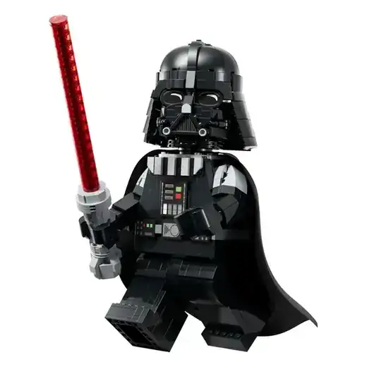 LEGO Star Wars Up-Scaled Darth Vader Minifigure Set #75461 – 1,028 Pieces, Posable 11-Inch Figure with Fabric Cape & Lightsaber | 6X Standard Size