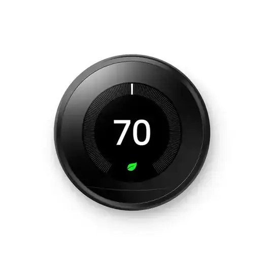 Nest 3rd Generation Learning Mirror Black Programmable Thermostat T3016US