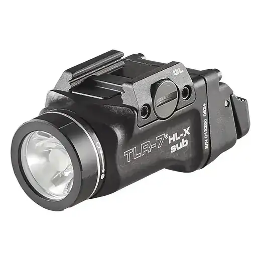Streamlight 69503 TLR-7 HL-X sub USB 1000-Lumen Rechargeable Rail-Mounted Weapon Light Designed Exclusively for Glock 43X/48 MOS, 43X/48 Rail