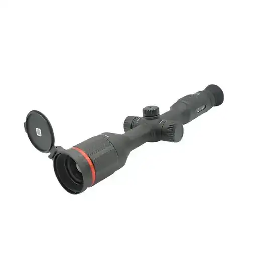 X-Vision 203203 TS200 Thermal Scope with Rings, Black, 2.3-9.2x35mm, Multi Reticle/Color 1024×768 OLED, 2,600 yds Detection Range, 400×300 Thermal