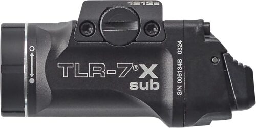 Streamlight 69407 TLR-7 X sub 500-Lumen 5000-Candela Weapon Light Designed Exclusively and Solely for 1913 Short, Includes Mounting Kit, Key, and Multi-Tool, Black