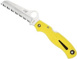 Spyderco Atlantic Salt Rust Free Serrated Edge Knife