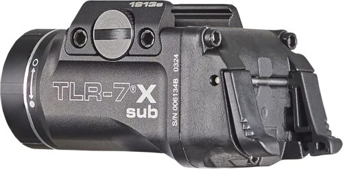 Streamlight 69407 TLR-7 X sub 500-Lumen 5000-Candela Weapon Light Designed Exclusively and Solely for 1913 Short, Includes Mounting Kit, Key, and Multi-Tool, Black