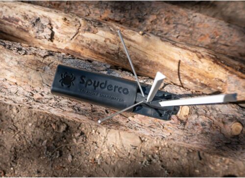 Spyderco Tri-Angle Premium Sharpmaker Set with DVD and Two Sets of Alumina Ceramic Stones - 204MF OPEN BOX