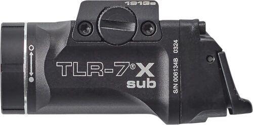 Streamlight 69407 TLR-7 X sub 500-Lumen 5000-Candela Weapon Light Designed Exclusively and Solely for 1913 Short, Includes Mounting Kit, Key, and Multi-Tool, Black